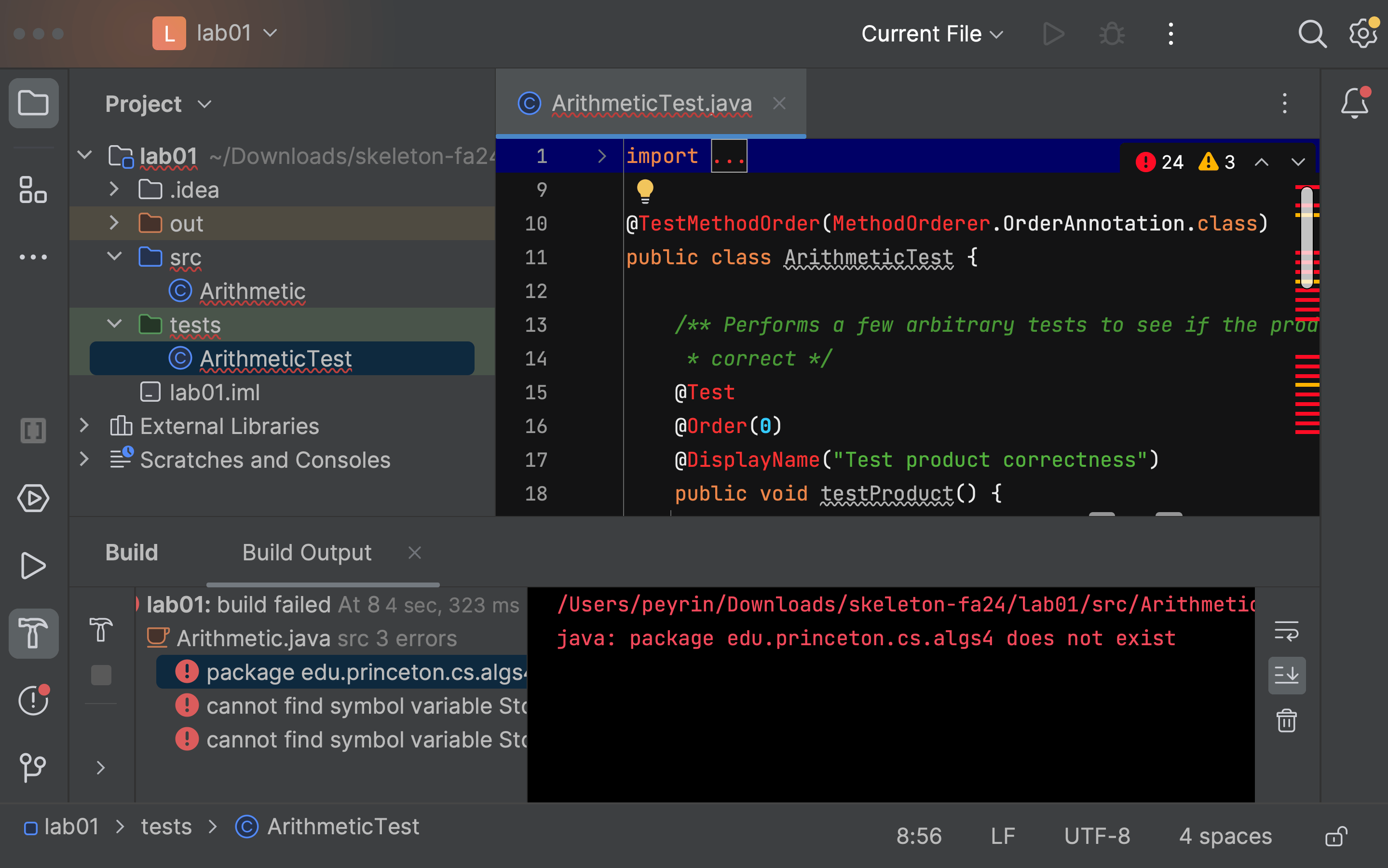 IntelliJ Missing Javalib